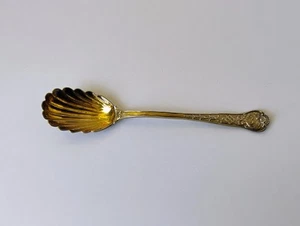 George William Adams 10" Sterling Silver Serving Spoon 129 Grams Antique - Picture 1 of 7