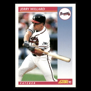 Tarjeta de béisbol Jerry Willard #188 1992 Score Atlanta Braves MLB - Imagen 1 de 3