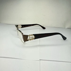 Gucci GG 2844 NVX Half Rim Havana Brown Eyeglasses 51-17-135 Frames Only - Picture 1 of 12