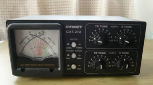 Comet CAT-273 144/430MHz VHF/UHF Antenna Tuner SWR Power Meter Ham Radio - Picture 1 of 6