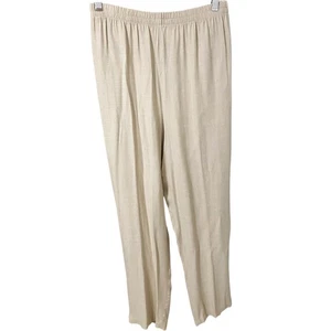 Maggie Barnes 24W Pull On Elastic khaki Pants NWT - Picture 1 of 9