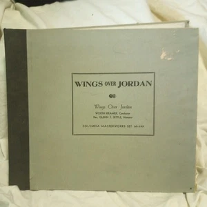 Wings Over Jordan Negro Black Spiritual Records 78s Columbia 4 EP in Case - Picture 1 of 24
