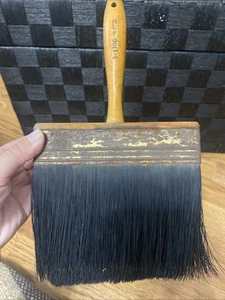 Großer Pinsel Holzgriff Vintage antik - Bild 1 von 6