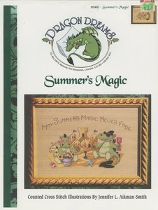 Dragon Dreams Summers Magic Sandcastle Beach Counted Cross Stitch Pattern - Picture 1 of 1