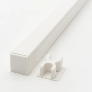 Endkappe für Kabelkanal Schwarz / Weiß Abschluss Deckel Brüstungskanal Abdeckung - Bild 1 von 3