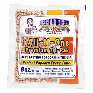 Great Northern Popcorn Company Movie Theater Style 8 Ounce (Pack of 40) - Picture 1 of 8