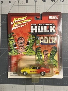 Marvel Johnny Lightning The Incredible Hulk Die-Cast Toy Car #20  - Picture 1 of 3