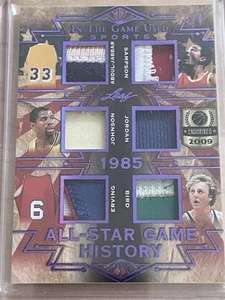 2019 Leaf ITG All Star Jordan Jabbar Johnson Bird Erving Sampson 1/6 SICK CARD! - Picture 1 of 5