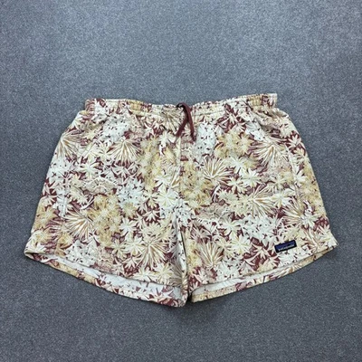 Pantalones Cortos Patagonia Adulto Grande Marrón 5" Entrepierna Bolsos Bañador Floral Hombres Foto 1 de 4