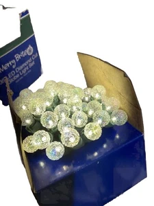 MERRYBRITE 35 DIAMANTSCHLIFF Kugel Licht Set warmweiß Glühbirne WEIHNACHTEN URLAUB - Bild 1 von 12