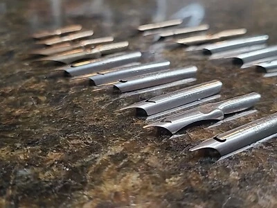 Lote de 18 puntas de pluma estilográfica antigua vintage Rexall Esterbrook Foto 1 de 4