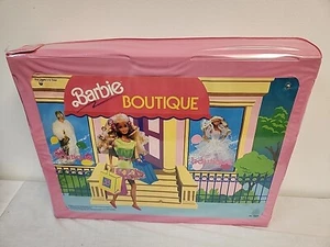 MUÑECA BARBIE BOUTIQUE 1990 MATTEL/TARA vinilo plegable juego estuche #12030 - Imagen 1 de 13