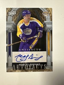 2009-10 Upper Deck Artifacts Autofacts Marcel Dionne #AF-MD Auto HOF