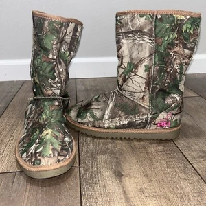 Realtree Girl Xtra Camouflage Ladies Mukluk Boots Licensed Camo Carson Sz. 10 M - Picture 1 of 8