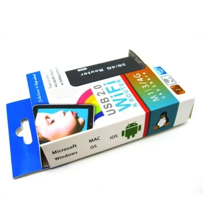 Portable 3G/4G WiFi Hotspot 802.11b/g/n 150Mbps RJ45 USB Wireless Router - Image 1 of 4