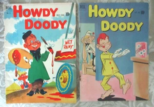 (2) HOWDY DOODY #8 & #10, 1951 DELL, SCHÖNER ZUSTAND. Mit TOP PGS, KÜNSTLER, SCHLAFSPAZIERGANG - Bild 1 von 2
