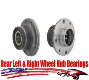 New Left & Right Rear Wheel Hub Bearings for Fiat 500 2012-2016 No for 500L - Picture 1 of 7