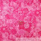 BonEful Stoff FQ Baumwolle Quilt heiß rosa Frühlingsblume Gartenblatt Valentinstag Mädchen