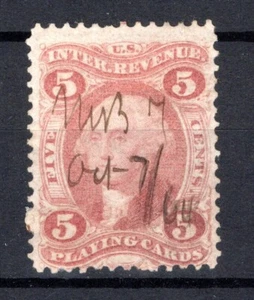 Francobolli US Revenue #R28c Carte da gioco prima emissione (C36) - Foto 1 di 1