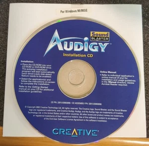 Creative Sound Blaster Audigy Software - Picture 1 of 1