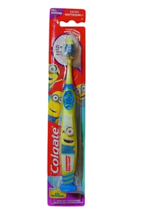 Colgate Minions Kevin EXTRA SOFT Toothbrush Kids 5+Years 1 pc - Picture 1 of 2
