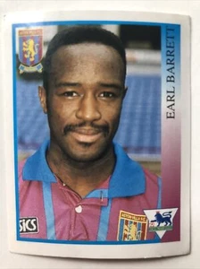 Merlin Premier League 1994 Football Sticker Earl Barrett Aston Villa 28 - Picture 1 of 2