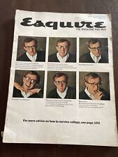 Vintage Esquire Magazine September 1964 Woody Allen Cover Story/Back To College