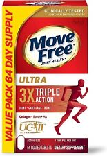 Type II Collagen, Boron & HA Ultra Triple Action Tablets, Move Free (64 count 
