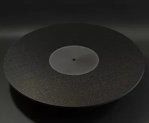 Heavy-Duty Dry Carbon Turntable Sheet 4mm Thick Record Slip Mat Player CFRP LE7 - Picture 1 of 8