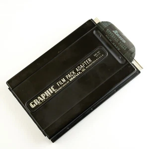 Graflex Graphic Film Pack Adapter 4x5 with Film Pack (*read) - Picture 1 of 5