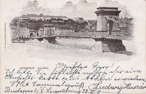 HUNGARY - Budapest - Lanczhid 1899 - Picture 1 of 2