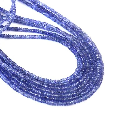 Genuino Tanzanita Cuentas Facetadas Joyería Natural Collar Regalo 542 Foto 1 de 4
