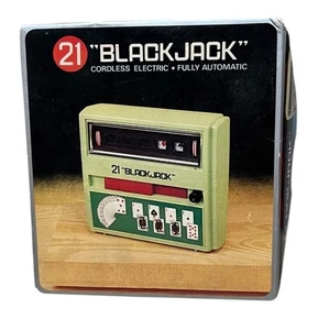 RARE 21 Blackjack Waco Cordless Electric Radio Shack 1972 Fully Automatic Game - Bild 1 von 2