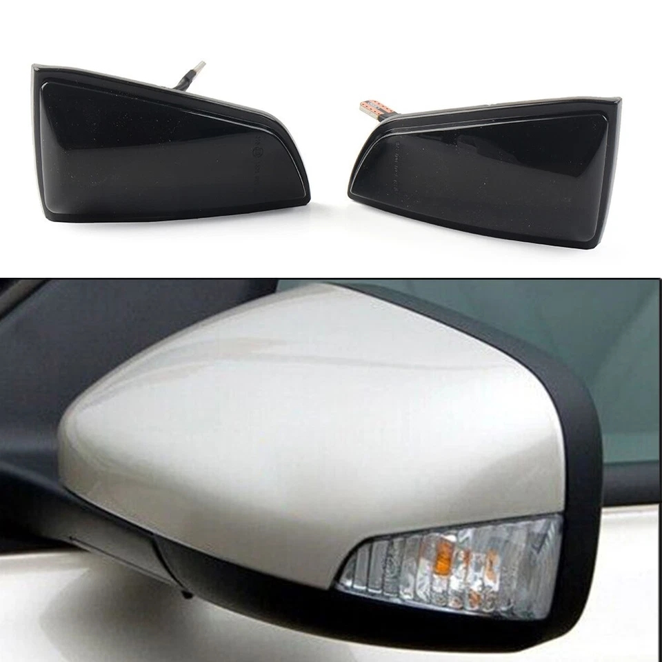 Luz de lámpara de espejo retrovisor lateral con señal de giro dinámica LED para Volvo S40 V50 C70 Foto 1 de 4