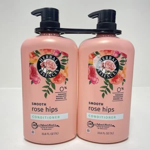 2 Count Herbal Essences 33.8 Oz Smooth Rose Hips Vit E Jojoba Oil Conditioner - Picture 1 of 3