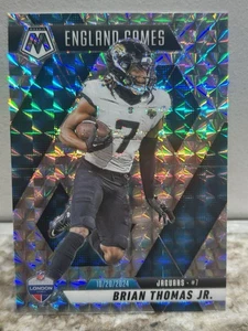 2025 Mosaic Brian Thomas Jr. Mosaic Prizm England Games No. 256 Jaguars - Picture 1 of 2