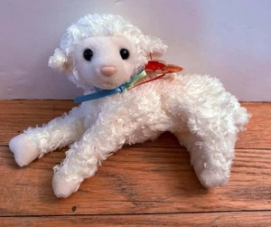 TY Beanie Baby Tender Lamb Plush Doll Stuffed Animal Vintage NWT - Picture 1 of 2