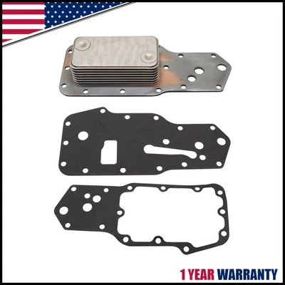 Núcleo enfriador de aceite de motor diésel 5,9 L con juntas para Dodge Ram 2500 3500 1989-2002 Foto 1 de 4