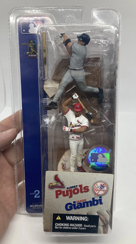 MLB McFarlane Mini-Matchups Figuras Serie 2: Albert Pujols y Jason Giambi Nuevo en Caja Foto 1 de 4