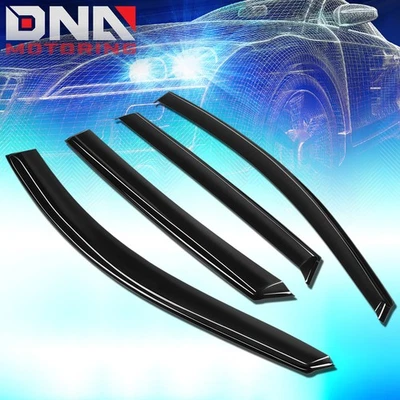 Para Sorento 2016-2020 Viseras de Ventana Protector Solar Deflector de Lluvia Ventilación Sombra Negro Foto 1 de 4