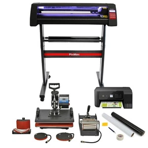 Bundle Taglio Vinile LED Pressa a Caldo 5 in 1 Stampante Inclusa - Afbeelding 1 van 9