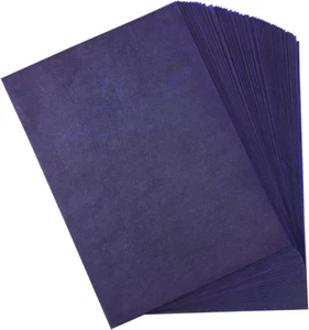 Schwarzes Kohlepapier,ca.100 Blatt A4-Transparentpapier,wiederverwendbares Graph - Bild 1 von 6