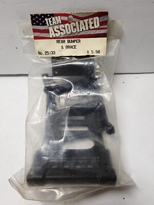 TEAM ASSOCIATED RC Car PARTS REAR Bumper and Brace PN.  25133 New  - Image 1 of 2
