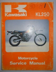 Kawasaki Factory Service Manual 1980-1983 KL250 KL250A3 KL250A4 99924-1024-03 - Picture 1 of 6