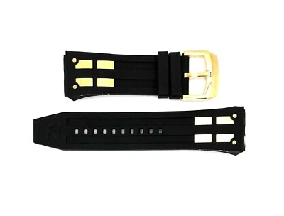 Auténtica correa de reloj Invicta Akula 0639 silicona negra 30 mm Foto 1 de 3