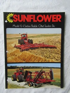 Brochure vendita erpice a disco offset girasole G4 con trattore versatile - Foto 1 di 4