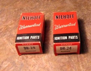 Lot of 2 Vintage NOS Niehoff Rotor Condensor DR-24 New in box DR24 - Picture 1 of 3