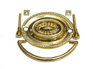 Brass Drawer Pulls Handles Duncan Phyfe Hepplewhite Style Chest Dresser Vanity