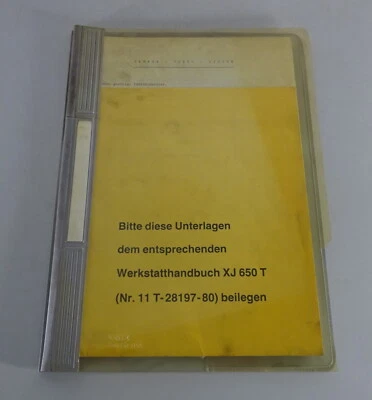 Schulungsunterlage Yamaha XJ 650 T Turbo - Imagen 1 de 4