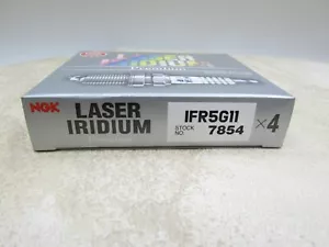 NEW 4 PACK NGK IFR5G11 Spark Plug-Laser Iridium, 7854 - Bild 1 von 1